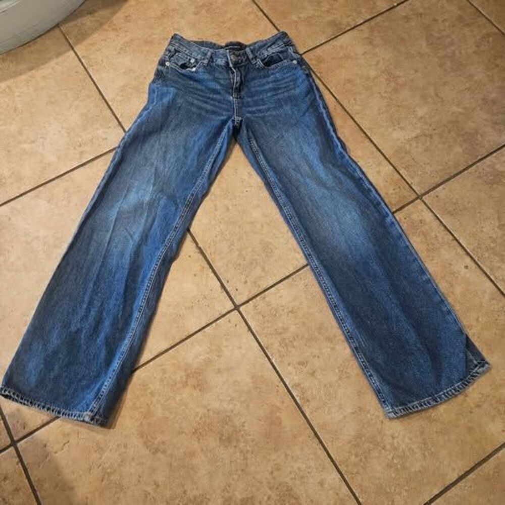 Aeropostale Aero Baggy Wide Leg Jeans 00 Reg